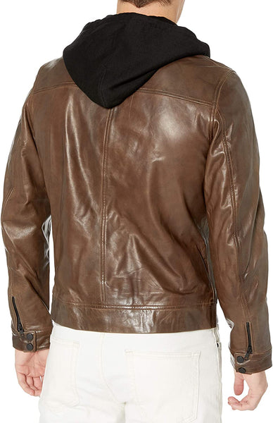 Lamarque men's leather on sale jacket