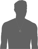 Pyrrha Talisman Men's Sterling Silver Defender Pendant Necklace, 22"