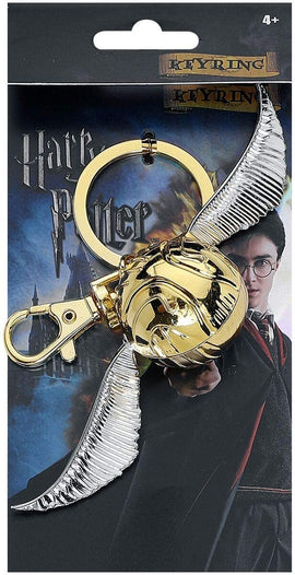 HARRY POTTER Gold Snitch Pewter Key Ring