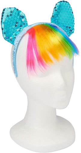 American Greetings 5544239 My Little Pony Party Supplies, Deluxe Rainbow Headband (1Count)