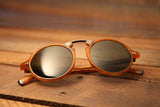 John Varvatos Mens V605 V605BLA50 Polarized Round Sunglasses