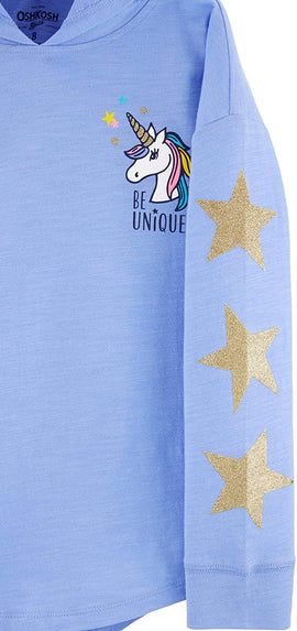 OshKosh B'Gosh Girls' Sequin Pullover Hoodie