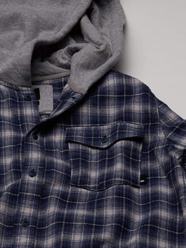 Quiksilver Boys' Big Snap Up Long Sleeve Youth Woven