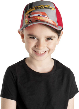 Disney Boys' Toddler Cars Lightning McQueen Character Cotton Baseball Cap