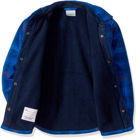 Columbia Boys' Windward Shirt Jacket, Sherpa-Lined
