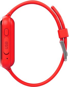 Marvel Boys' Touch-Screen Watch with Silicone Strap, red, 19.5 (Model: SPD4588AZ)