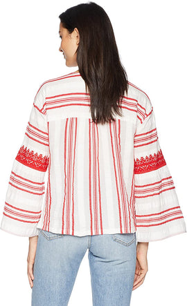 Joie Women's Selbea Embroidered Cotton Top