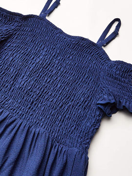 Amy Byer Girls' Off The Shoulder Shirred Top