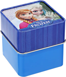 Disney Kids' FZN3580 Frozen Anna and Elsa Flashing-Dial Watch with Glitter Pink Rubber Band