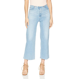 AG Adriano Goldschmied Women's Etta High-Waisted Wide Leg Crop