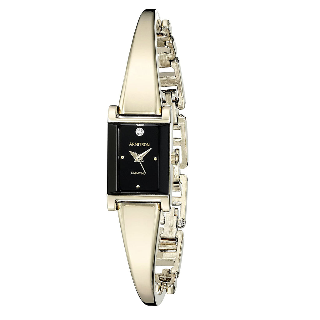 Fingerhut - Armitron Women's Easy-to-Read Dial Two-Tone Stainless Steel Bracelet  Watch