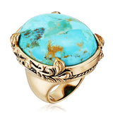 Barse Jubilee Turquoise Oval Ring