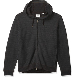 Billy Reid Men's Full Zip Herringbone Texture Hoodie