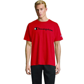 Champion Men's Classic Jersey Script T-Shirt