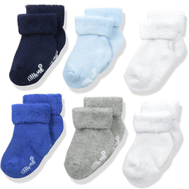 Little Me Baby Boys' 6 Pack Socks