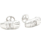 ROTENIER "Novelty" Sterling Silver Convertible Car and Wheel Cufflinks