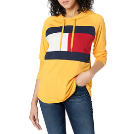 Tommy Hilfiger Women's Hooded Long Sleeve Tee